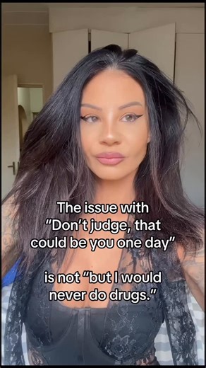 Toni Becker on Instagram: "There is a trend where people respond to “that could be you one day” with “but I wouldn’t do (insert drug) here” People say, “Don’t judge, that could be you one day,” but the point isn’t that it could be you, it’s that it already is someone. You shouldn’t have to live another person’s pain to recognise it as human. The issue is why we only recognise humanity once it’s our own experience. Different lives, different circumstances, why judge? In fact, by judging, someone 