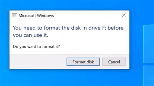 How To Fix You need to format the disk in drive before you can use it without formatting in Windows 
