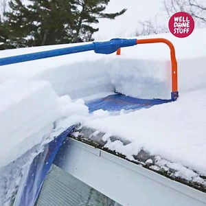 Get the snow off your roof with this roof rake. Via: Avalanche Snow Removal Products - Manufacturer | Well Done Stuff