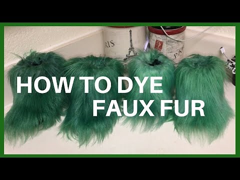 HOW TO DYE FAUX FUR ♡