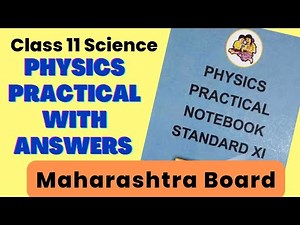 Class 11 Physics Practical Book PDF | Maharashtra Board Practical📚 #PhysicsPractical #RecordBook