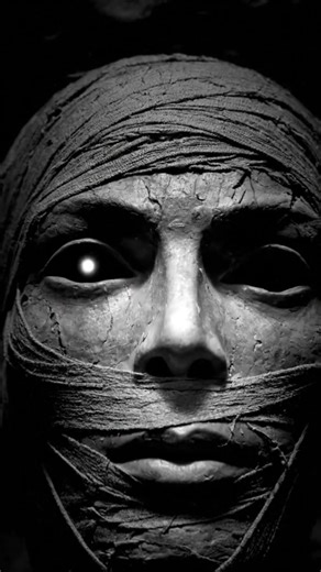 ANCIENT MUMMY TRACKS THE CAMERA… WITHOUT MOVING 👁️😱 #ancientegypt #history #shorts