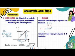 Radio Vector 👉🏻🥇👈🏻 Geométria Analítica - Fácil