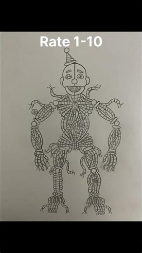 Drawing Ennard from FNAF: Sister Location