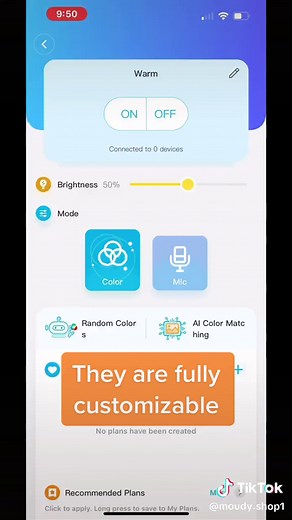 1PC Intelligent LED Floor Lamp | RGB Color Changing | Tech Products & Infos