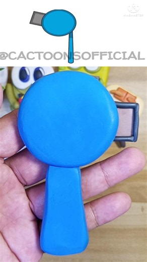 Making Sprunki OC Blue Tank (From diep.io) #sprunkioc #sprunki #incredibox #clay