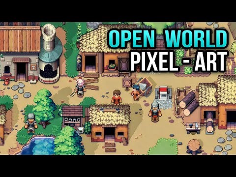 Top 10 PIXEL ART OPEN WOLRD Games for Android & iOS 2025 | Pixel Art RPG Open world 2025