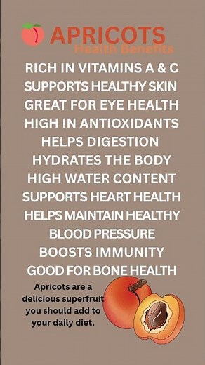 Why Apricots Are a Sweet Superfood! #food #healthyeating #wellnesstips