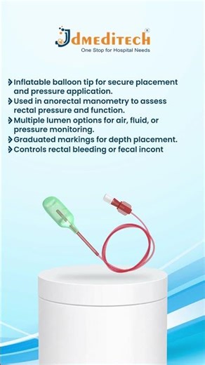 Rectal balloon catheter
