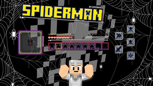 Spiderman🕷️ - Custom Hotbar Minecraft Texture Pack