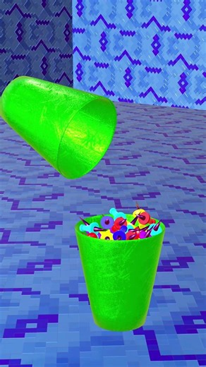 Pins Pouring Satisfying 3d Animation | ASMR #asmr #shorts #blender #3danimation #oddlysatisfying