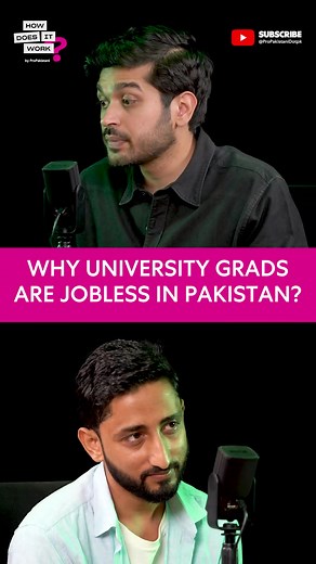 Why University Grads Are Jobless In Pakistan? Mr. How highlights the unfortunate truth that Pakistani universities outdated syllabus fails to equip graduates with practical knowledge, leaving them jobless in a rapidly evolving job market. He also sheds light on how we can get knowledge from online sources and industry. Mr How #mrhow #IndustryExperience #howdoesitwork | Howdoesitwork.podcast