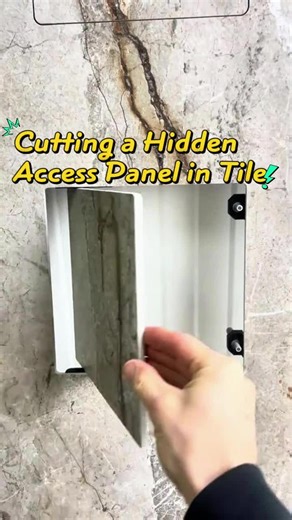 DIY Hidden Tile Access Panel with Pro Tools