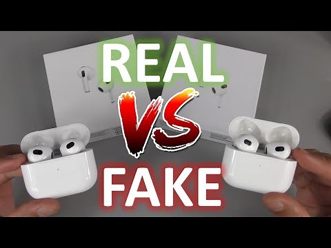 How To Spot A FAKE Pair Of Airpods 3 From A REAL Pair. Real vs Fake. Educational Purposes ONLY!