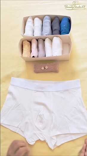 How to Fold Underwear to Save Space