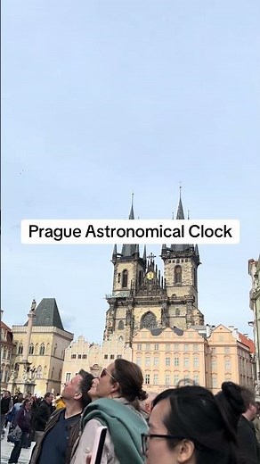 Standing beneath centuries of history at the legendary Prague Astronomical Clock. #AstronomicalClock