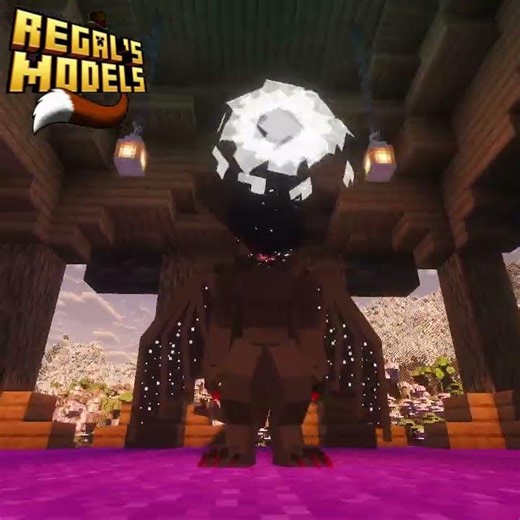 Minecraft CPM Complex Player Model Void Dragon Commission