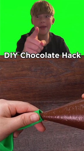 DIY chocolate hack #fyp #recreate #im13tiktok⚠️ | DIY Chocolate