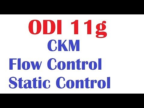 Oracle Data Integrator Interface Flow Control & Static Control with example