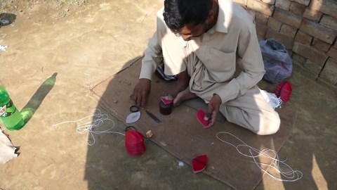 Crafting A Cricket Ball With Precision