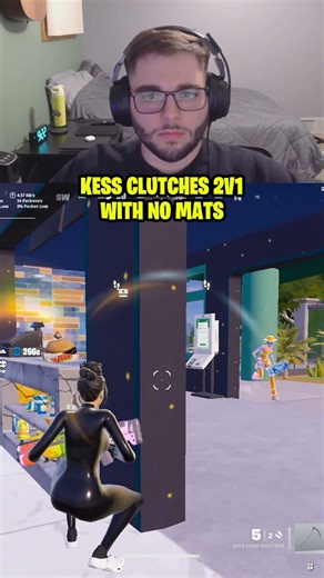 INSANE 2v1 clutch with NO mats