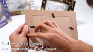 2025 Graduation Picture Frame with Stand, Grad Keepsake Frame, Black and Gold Wooden Tabletop Picture Frame Graduation Decorations, Class of 2025 High School College Graduation Gifts,01