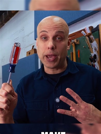 The Hidden Reason Screwdriver Handles Look Like #woodtips #woodwork #shots #carpentry#tooltips