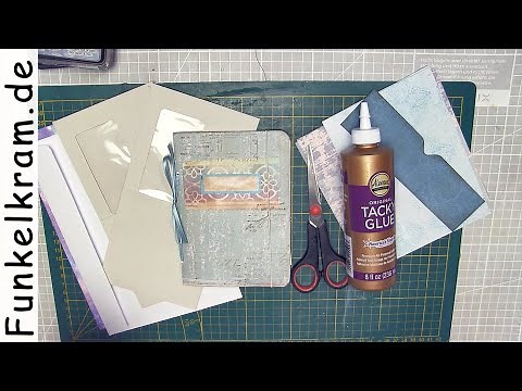 JunkJournal Schnipselbuch aus Briefumschlägen Tutorial