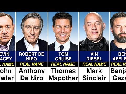 Hollywood Celebrities Real Names You Never Knew