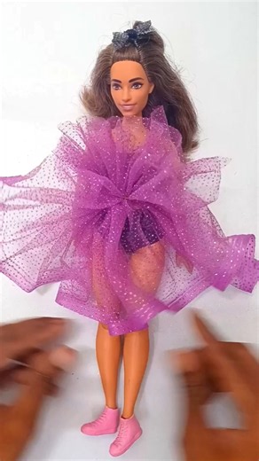 DIY Stylish Doll Dress Making | Barbie Hacks and Crafts #miniature #fashion #joancreations #costume