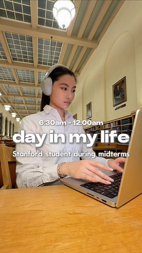 day in the life of a stanford student during midterms 💫 #college #university #stanford #collegestudent #vlog #collegevlog #viral #study #studywithme #studymotivation #stanforduniversity #diml #collegelife #dailyvlog #routine #dayinthelife #morningroutine #productivity #workout #healthylifestyle #exam #examseason #studying #womenintech #womeninstem #tinderpartner #swiperight @tinder | Mia Yilin
