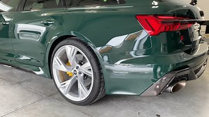 2021 Audi RS6 Avant in British Racing Green