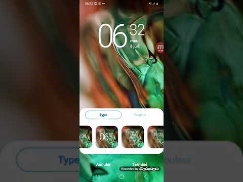 Modifier l'affichage de l'heure sur un smartphone Androïd