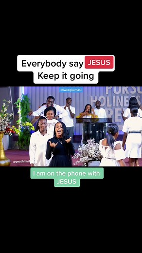 The youth jumped on this audio. Its all about #JESUS Everybody say JESUS keep it going I love love - JESUS I dance for - JESUS C H R I S T - JESUS Died for me, He's name was - JESUS Ei shoro bo toe toe - JESUS I woke up so I praise my - JESUS I am on the phone with - JESUS Go to bible study so i can learn about - JESUS oooooo uuuuu The Lord will help you. . #LWCAG #OurMissionIsMissions #ChurchOnAMission #fyp #viralvideos #viral #virall #viralpost #viralpage #viralvideo #viralditiktok #viraliza #