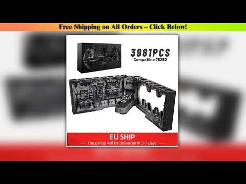 3981Pcs Bat Lair Box Model Bricks Toy Modular Building Blocks Sets Adults Kids Collect Toys