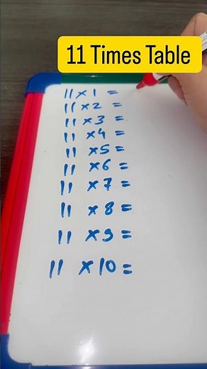 👉 11 Times Table Trick 🧠 So Easy It Feels Like Magic!