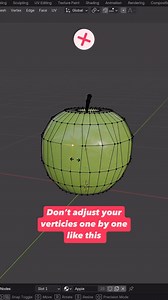 11K views · 39 reactions | ❌ Don’t Adjust your Vertices One by One...