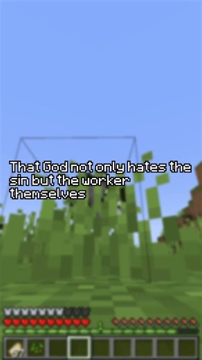 The 'God loves everyone' lie #jesus #bible #minecraft
