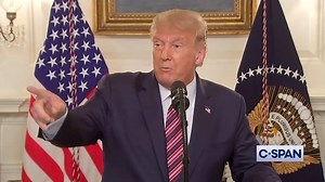 729K views · 1K reactions | Q: "Did you mislead the public?" President Trump: "The fact is, I'm a cheerleader for this country. I love our country and I don't want people to be frightened. I don't want to create panic." | Daily Wire | Facebook