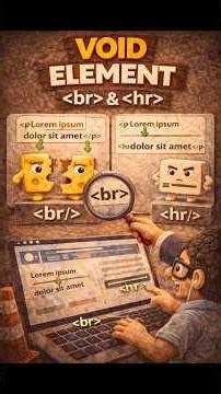 HTML〈br〉& 〈hr〉: Tampilan & Kegunaan! 📝 #coding #viral #fyp
