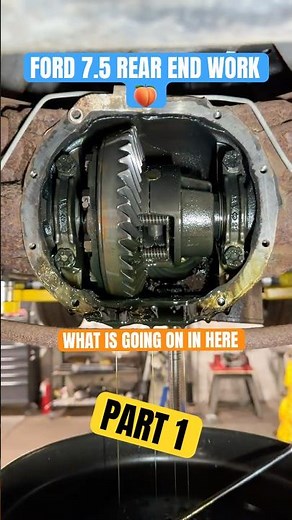 Fixing Rear Diff Leaks on the Foxbody #automobile #mechanic #brakecleaner #projectcars #carcleaning