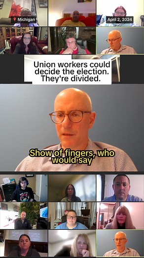1.1K views · 17 reactions | A series of focus groups highlight the deep divides among union voters and their families in states like Michigan — where President Biden and former President Trump are courting them. nbcnews.to/3TMU4LH | NBC Politics | Facebook