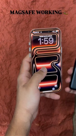 NEW CRYSTAL CASE WITH SIDE CLICKER BUTTON WITH 💯 MAGSAFE 🔘 WORKING #viral #viralshorts #foryou #fyp