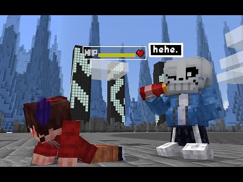 Sans in Minecraft || Undertale Add-on