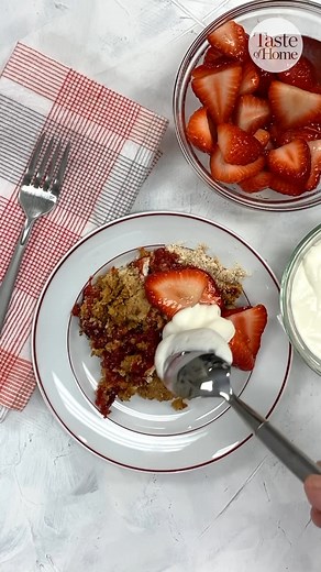 28K views · 156 reactions | This is the ultimate no-fuss sweet treat! Get the full recipe here: https://trib.al/F8hPG7L | Taste of Home | Facebook