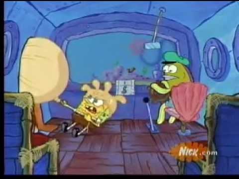 Spongebob beating the crap out of a bus driver