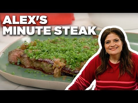 Alex Guarnaschelli's Minute Steak with Quickie Cognac Sauce | Food Network