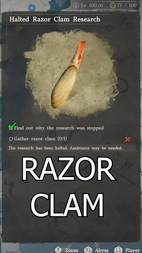 Gather Razor Clam Crimson Desert