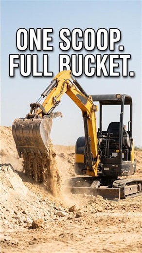 How to Dig With a Mini Excavator in One Scoop