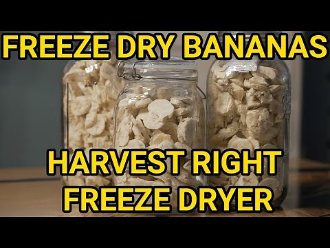 Harvest Right | How to Freeze Dry Bananas Perfectly | Step-by-Step Guide